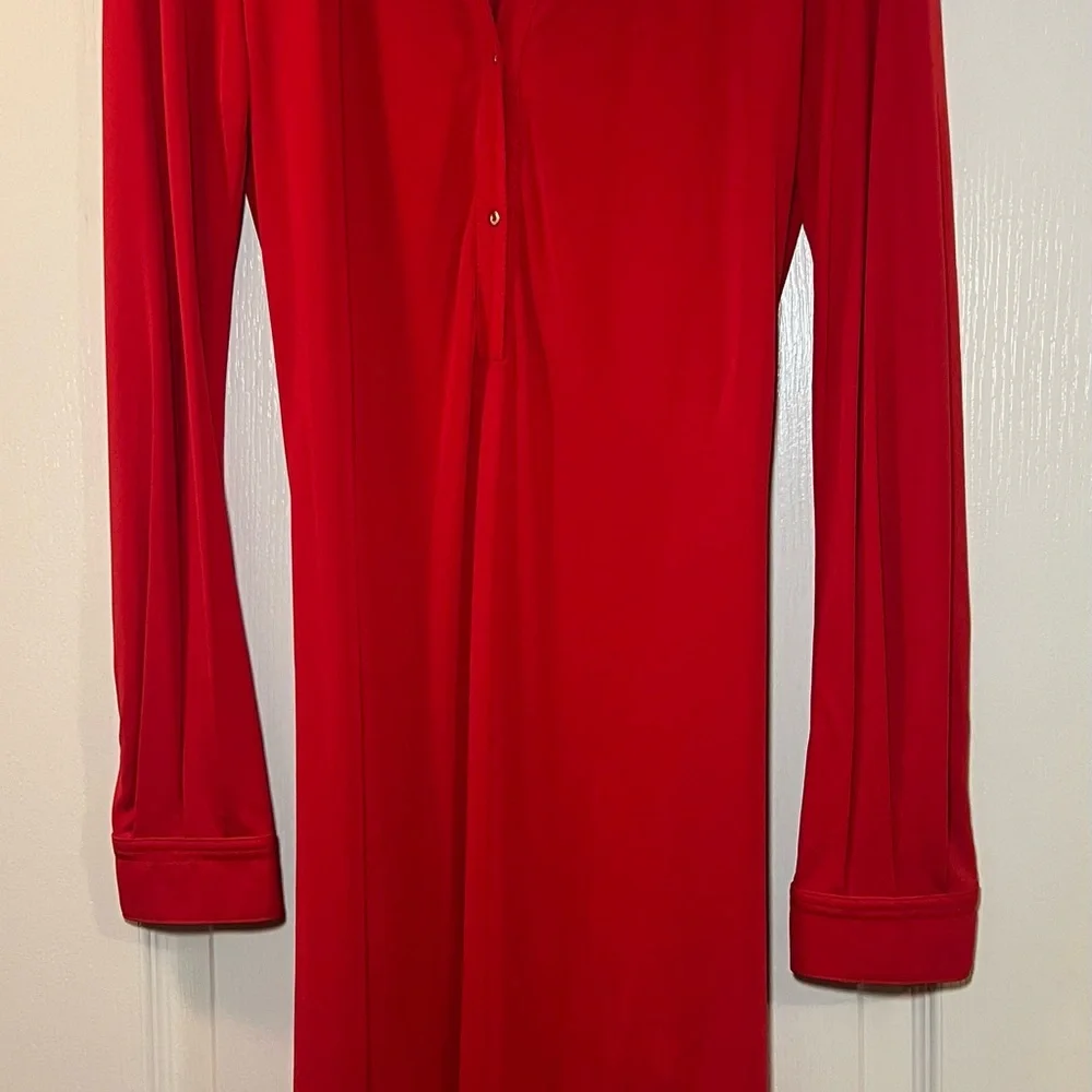 Diane Von Furstenberg Vibrant Red “Gyls” Dress NEW WITH TAGS - Picture 1 of 6